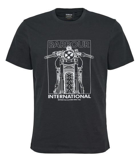 Barbour Intl. T-shirt T-shirt Uomo Brett Grigio scuro - Francavilla Moda